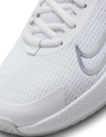 Nike NikeCourt Vapor Lite 2 Shoes - White/Pure Platinum/Metallic Silverimages10- The Sports Edit