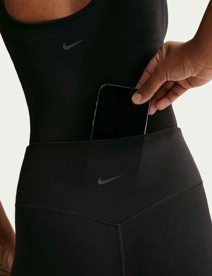 Nike Zenvy High Waisted Full-Length Leggings - Black/Cool Greyimages4- The Sports Edit