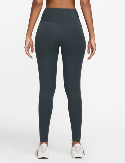 Nike Zenvy High Waisted Leggings - Seaweed/Blackimages2- The Sports Edit
