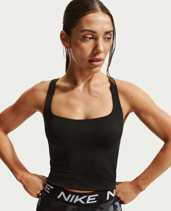 Zenvy Light Support Sports Bra Tank - Black/Cool Grey