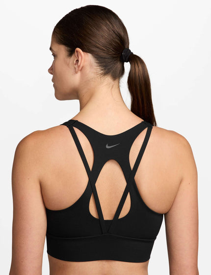 Nike Zenvy Light-Support Padded Longline Sports Bra - Black/Cool Greyimages2- The Sports Edit
