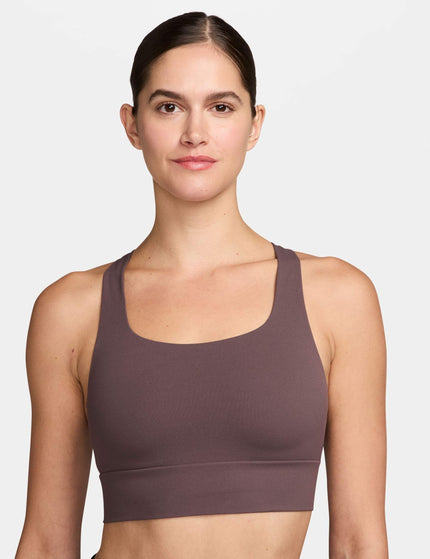 Nike Zenvy Light-Support Longline Bra - Tattoo/Whiteimages1- The Sports Edit