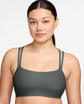 Zenvy Strappy Light Support Bra - Camo Green/White
