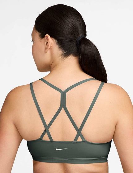 Nike Zenvy Strappy Light Support Bra - Camo Green/Whiteimages2- The Sports Edit