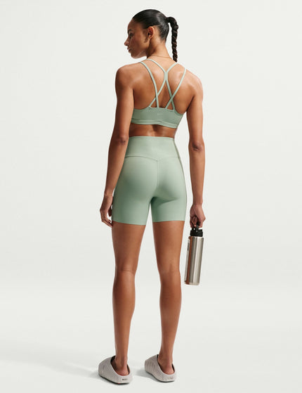 Nike Zenvy Strappy Light Support Bra - Steam/Whiteimages5- The Sports Edit