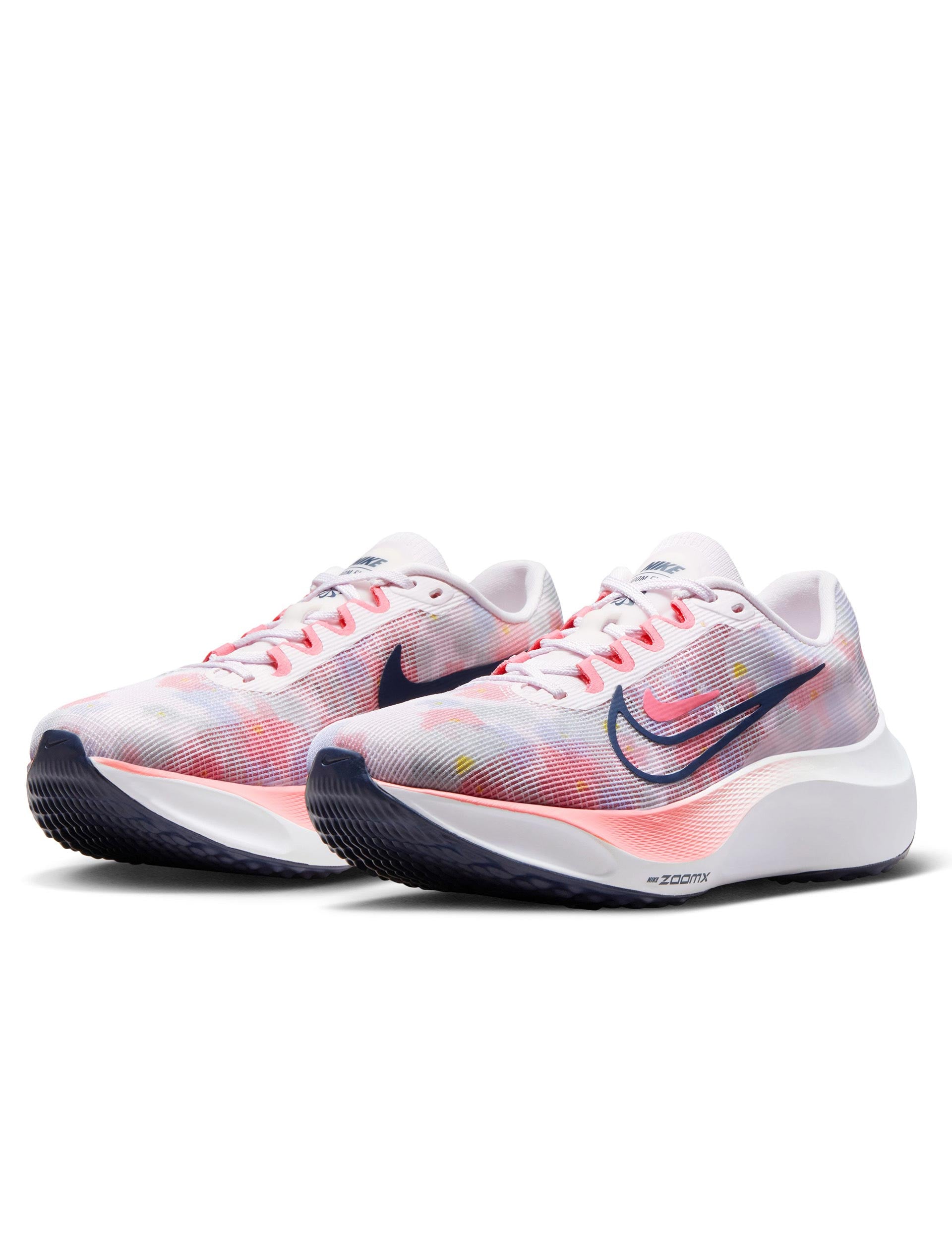 Nike | Zoom Fly 5 Premium Shoes - Pink/White/Navy | The Sports Edit