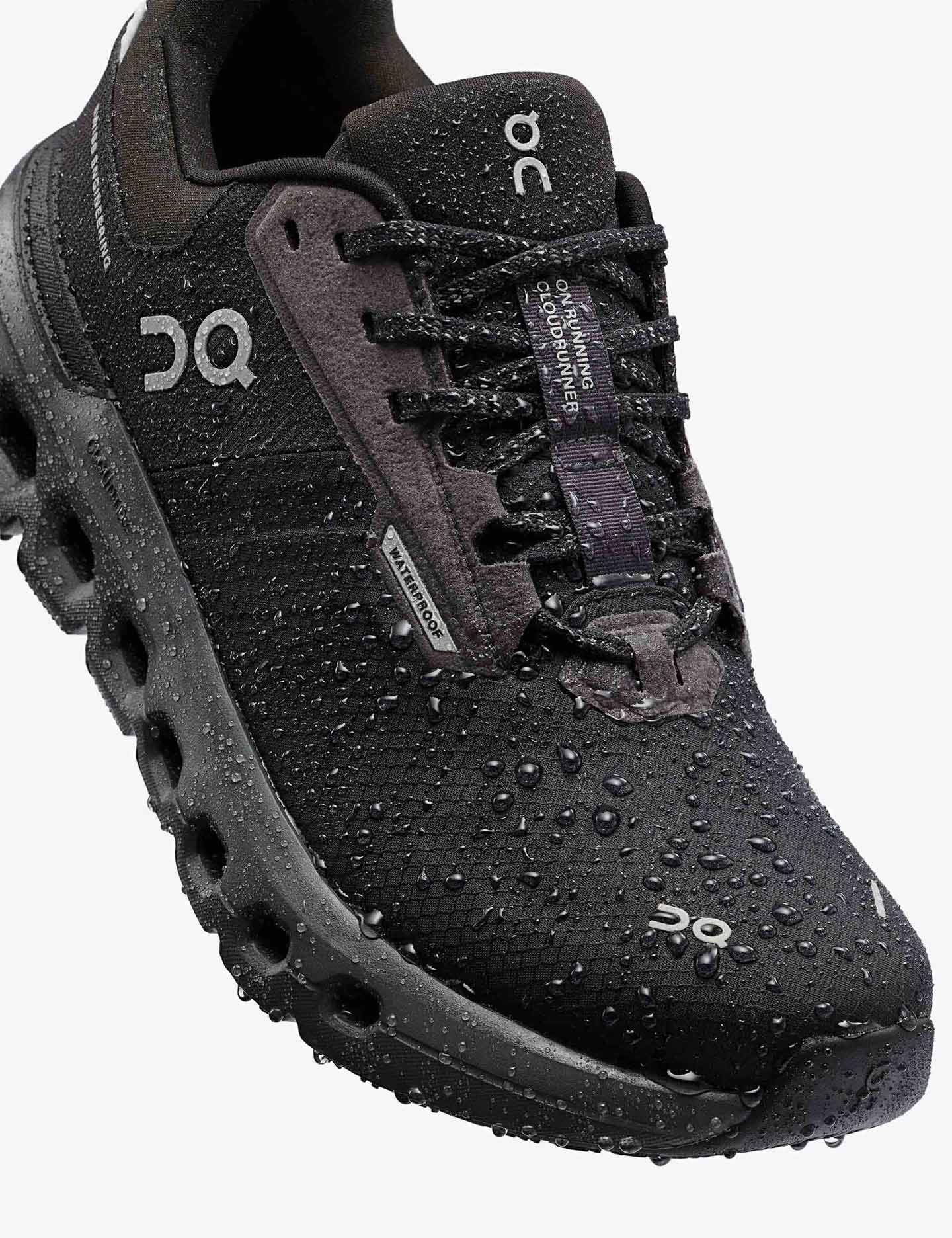 On Running Cloudrunner Waterproof Magnet/Black The Sports Edit