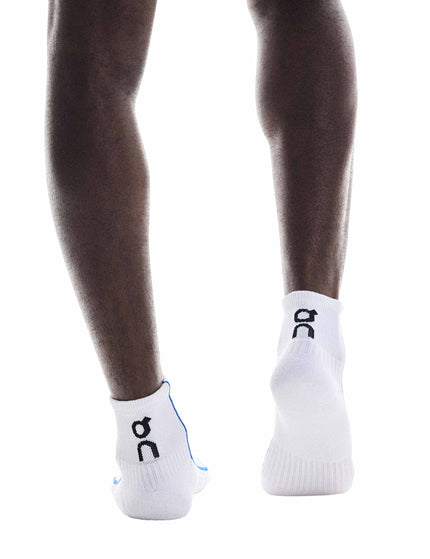 ON Running Court Sock Mid - White/Indigoimages4- The Sports Edit