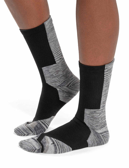 ON Running Explorer Merino Sock - Black/Glacierimages2- The Sports Edit