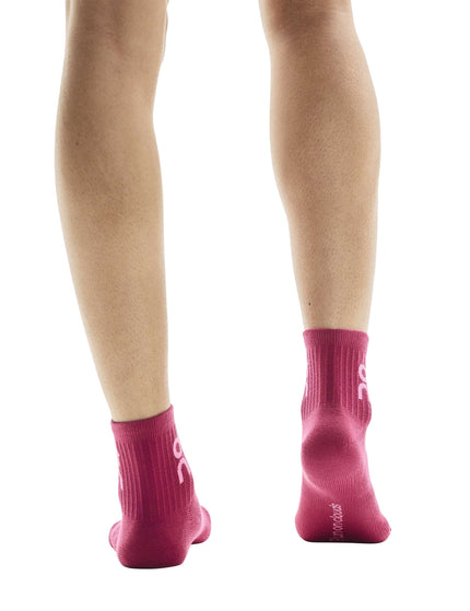 ON Running Logo Sock Mid 3P - Orchid/Cometimages4- The Sports Edit