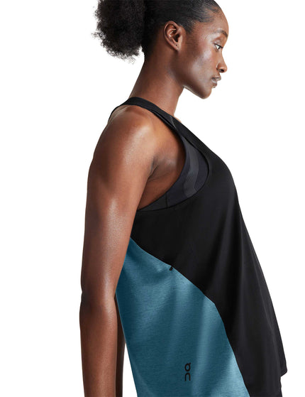 ON Running Tank-T - Black/Washimages2- The Sports Edit