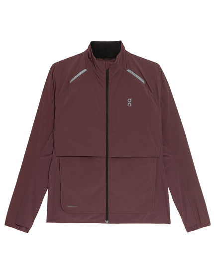 ON Running Weather Jacket Insulated - Mulberryimages8- The Sports Edit