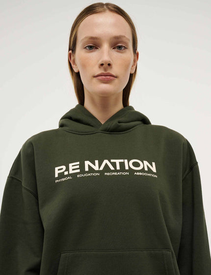 PE Nation Comeback Hoodie - Forest Nightimages2- The Sports Edit