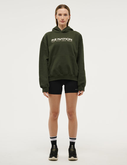 PE Nation Comeback Hoodie - Forest Nightimages3- The Sports Edit