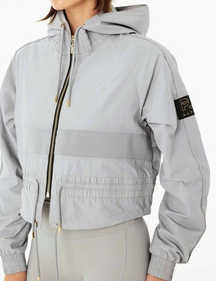 PE Nation Cropped Man Down Jacket - High Riseimages2- The Sports Edit