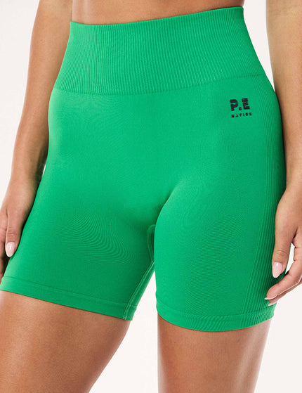 PE Nation Restore Seamless 5" Bike Short - Kelly Greenimages4- The Sports Edit