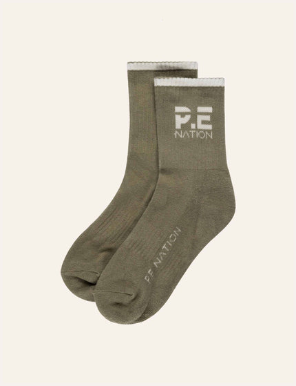 PE Nation Restore Sock - Silver Sageimages2- The Sports Edit