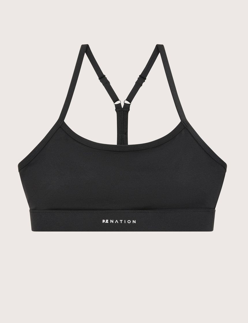 P.E Nation Rudimental Sports Bra - Dark Navy