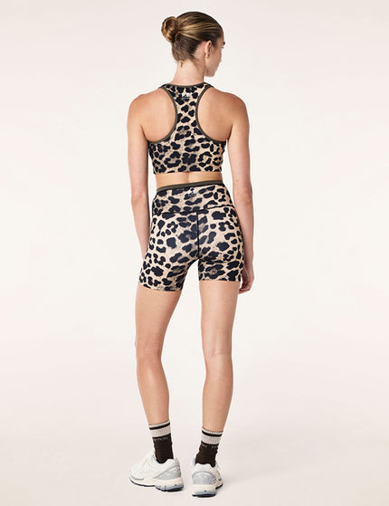 PE Nation Stellar 5" Bike Short - Leopardimages4- The Sports Edit