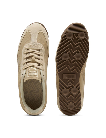 PUMA Arizona Snake Sneakers - Cashew Brown/Buttercreamimages3- The Sports Edit