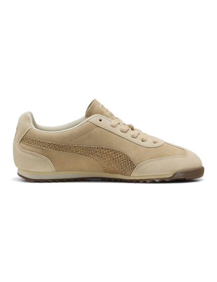 PUMA Arizona Snake Sneakers - Cashew Brown/Buttercreamimages4- The Sports Edit