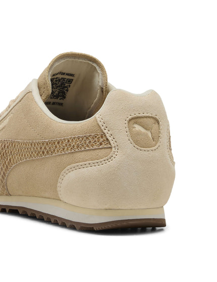 PUMA Arizona Snake Sneakers - Cashew Brown/Buttercreamimages6- The Sports Edit