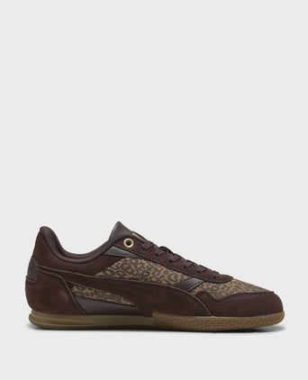 Bella Donna Feline Sneakers - Soft Taupe/Chocolate Fondue