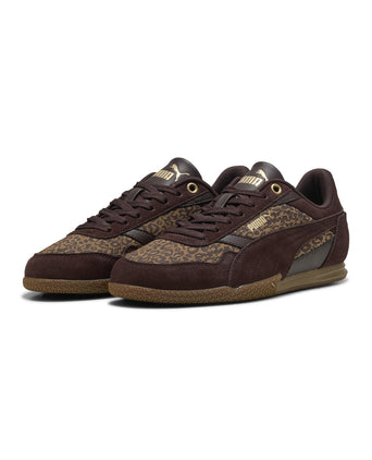 Bella Donna Feline Sneakers - Soft Taupe/Chocolate Fondue