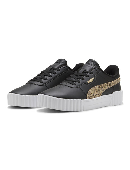 PUMA Carina 3.0 Topcat Sneakers - Black/Toasted Almondimages2- The Sports Edit