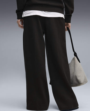 Class Relaxed Wide Leg Pants - Black