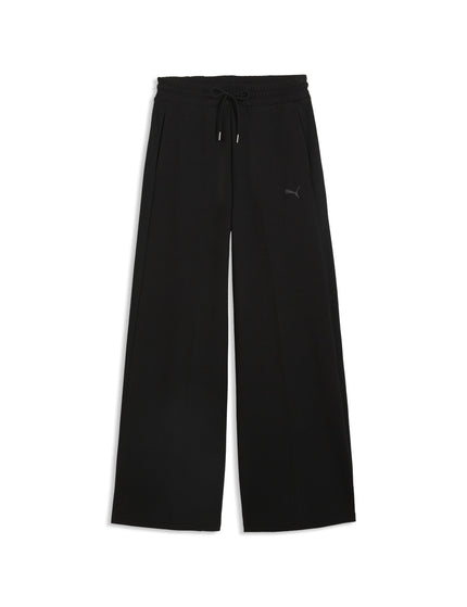 PUMA Class Relaxed Wide Leg Pants - Blackimages4- The Sports Edit