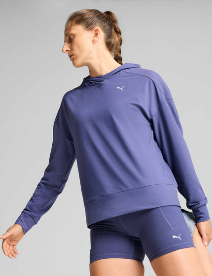 PUMA Cloudspun Hoodie - Blue Crystalimages1- The Sports Edit