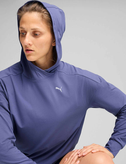 PUMA Cloudspun Hoodie - Blue Crystalimages3- The Sports Edit