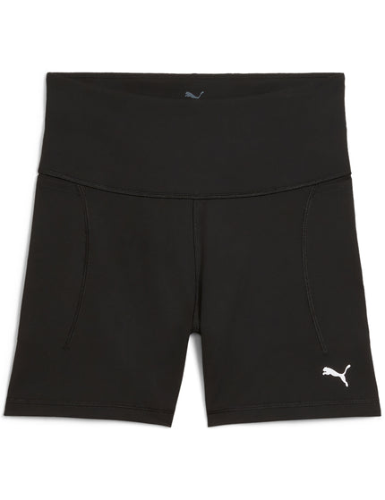 PUMA Cloudspun High Waisted 5" Tight Shorts - Black/Whiteimages6- The Sports Edit