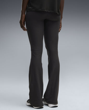 Cloudspun High Waisted Flared Tights - Black