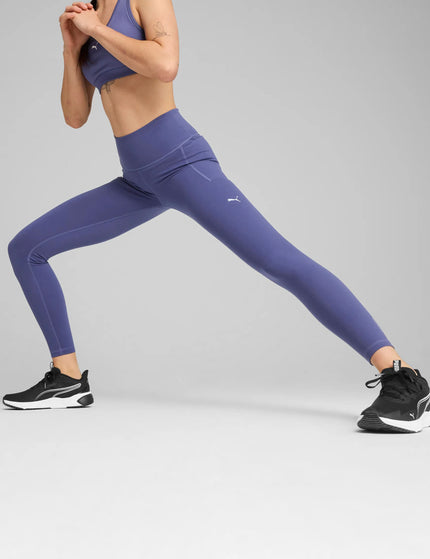 PUMA Cloudspun High Waisted Full-Length Tights - Blue Crystalimages1- The Sports Edit