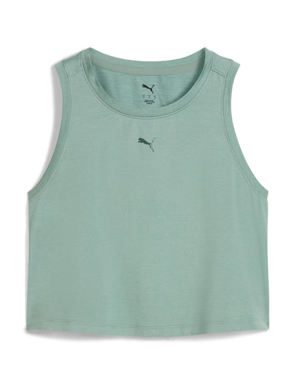 PUMA Cloudspun Sleeveless Tank - Green Moon Heatherimages6- The Sports Edit