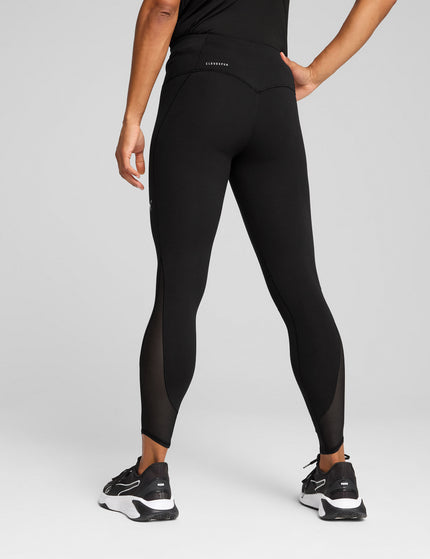 PUMA Cloudspun Soft Mesh High Waisted 7/8 Tights - Blackimages2- The Sports Edit