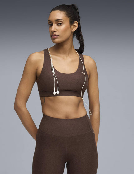 PUMA Cloudspun Training Bra - Chocolate Brownimages1- The Sports Edit