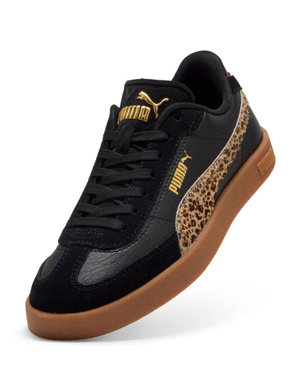 PUMA Club II Era Animal Flair Sneakers - Black/Toasted Almondimages4- The Sports Edit