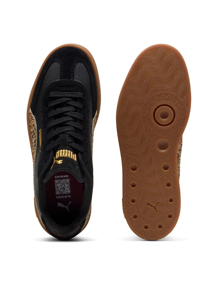 PUMA Club II Era Animal Flair Sneakers - Black/Toasted Almondimages6- The Sports Edit