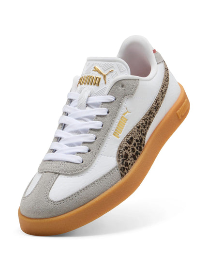 PUMA Club II Era Animal Flair Sneakers - White/Dusky Grey/Grey Echoimages4- The Sports Edit