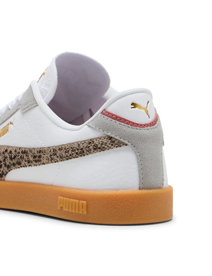 PUMA Club II Era Animal Flair Sneakers - White/Dusky Grey/Grey Echoimages5- The Sports Edit