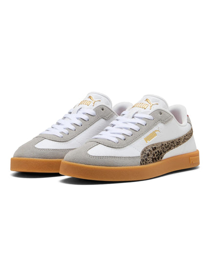PUMA Club II Era Animal Flair Sneakers - White/Dusky Grey/Grey Echoimages2- The Sports Edit