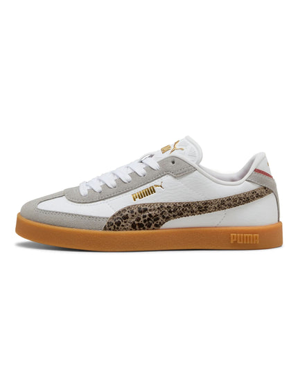 PUMA Club II Era Animal Flair Sneakers - White/Dusky Grey/Grey Echoimages3- The Sports Edit