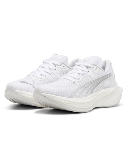 PUMA Deviate NITRO 3 Running Shoes - White/Feather Grey/Silverimages3- The Sports Edit