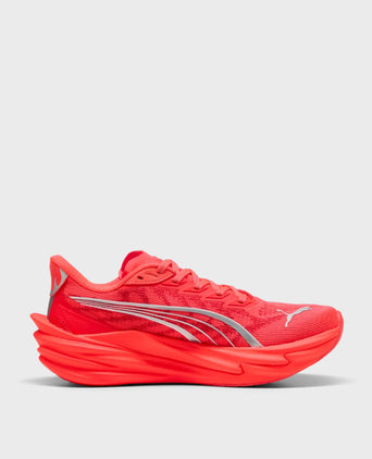 Deviate NITRO 4 Running Shoes - Ultra Red/PUMA Silver