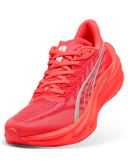 PUMA Deviate NITRO 4 Running Shoes - Ultra Red/PUMA Silverimages4- The Sports Edit