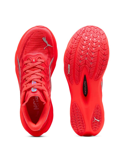 PUMA Deviate NITRO 4 Running Shoes - Ultra Red/PUMA Silverimages5- The Sports Edit