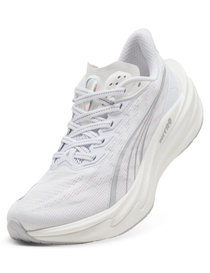 PUMA Deviate NITRO 4 Running Shoes - White/Feather Greyimages4- The Sports Edit